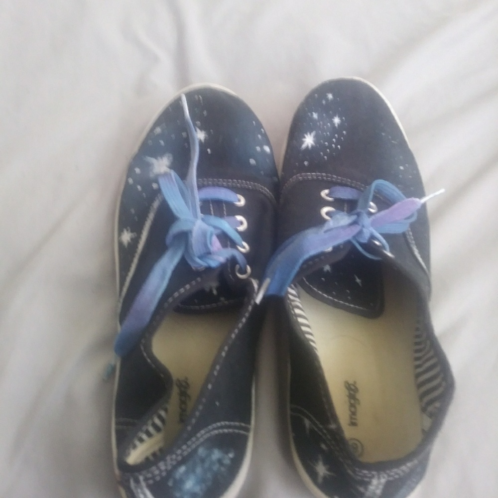 "Galaxy" themed shoes